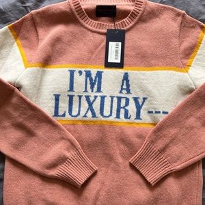 Gyles & George I’m a Luxury Few Can Afford sweater - women’s size large